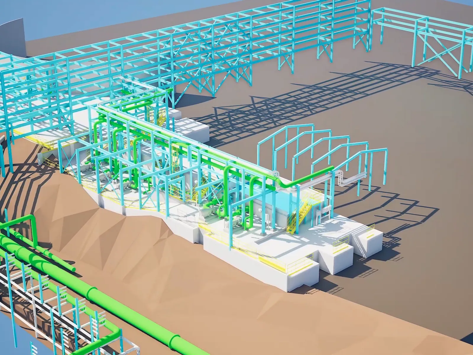 Modelo BIM As-Built de una planta industrial